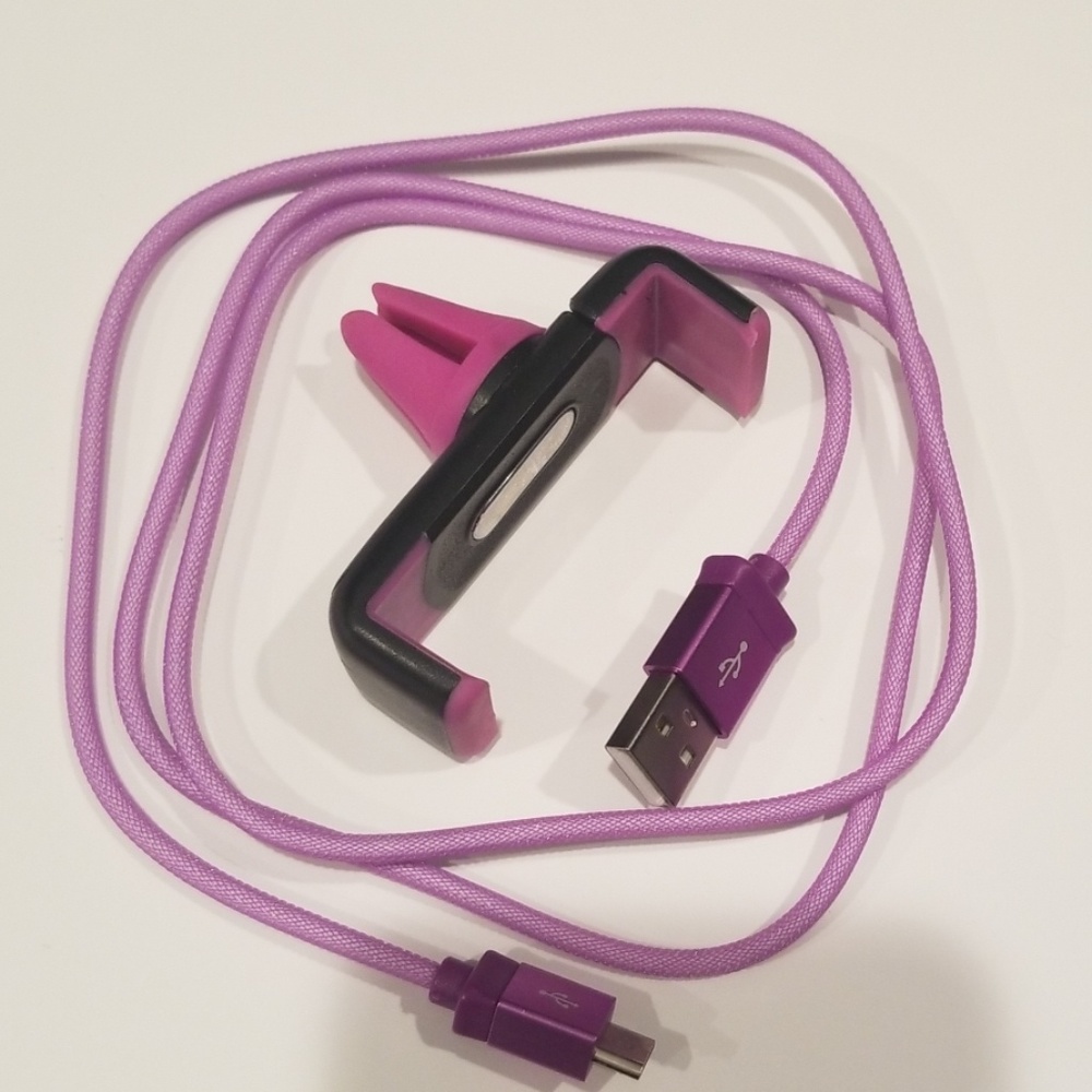 Android galaxy charger 3ft and mount for your car